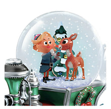 Load image into Gallery viewer, The Bradford Exchange Rudolph The Red-Nosed Reindeer Express Snowglobe Collection Issue #1 A Couple of Misfits Handcrafted Musical Train Car Snowglobes 4.5-Inches - RCE Global Solutions