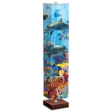 Load image into Gallery viewer, The Bradford Exchange Ocean's Splendor Floor Lamp with Foot Pedal Switch by David Penfound 60-inches - RCE Global Solutions