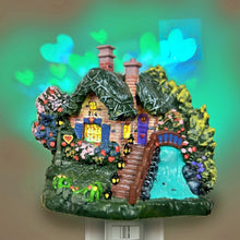 Load image into Gallery viewer, The Bradford Exchange Lights of the Seasons Nightlight Collection Issue #3: Be My Valentine with Illuminated Ceramic Holiday Designs and Color-Changing Light Patterns by Thomas Kinkade 5.5-inches - RCE Global Solutions