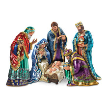 Load image into Gallery viewer, The Bradford Exchange King Caspar From The Jeweled Nativity Figurine Collection Issue #5 Peter Carl Fabergé-Inspired Handcrafted Figurines - RCE Global Solutions