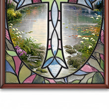 Load image into Gallery viewer, The Bradford Exchange Thomas Kinkade "Crosses" Suncatcher Collection Issue #1 Stained-Glass Window Panels 14"W x 20" H - RCE Global Solutions