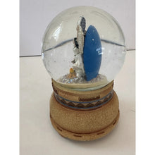 Load image into Gallery viewer, The Bradford Exchange Mystical Dreams Illuminated Musical Glitter Globe Collection Issue #5 "Nocturnal Guardian" Wolf Maiden Snow Globe Handcrafted Decor with LED Lights by Robin Koni 5-Inches