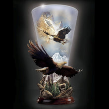 Load image into Gallery viewer, The Bradford Exchange "Mountain Majesty" Eagle Torchiere Lamp by Ted Blaylock 14-inches - RCE Global Solutions