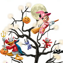 Load image into Gallery viewer, The Bradford Exchange Disney "Trick Or Treat" Illuminated Halloween Tabletop Tree with 11 Sculpted Characters 13-inches - RCE Global Solutions