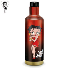 Load image into Gallery viewer, The Bradford Exchange Betty Boop™ Drinkware Collection Issue #2 17 oz. Insulated Stainless Steel Water Bottle Featuring Durable Artwork of Betty Boop and Pudgy™ 10.5-inches - RCE Global Solutions
