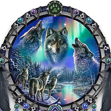 Load image into Gallery viewer, The Bradford Exchange Natural Wonder Illuminated Dreamcatchers from Aurora Borealis Wall Decor Collection Issue #1 by James Meger 12.5-inches - RCE Global Solutions