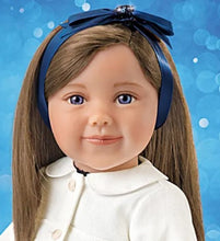 Load image into Gallery viewer, The Ashton-Drake Galleries Lucy Lifelike Child Doll with Realistic 5 Piece Custom Clothing Ensemble Outfit Sequin Dress Overcoat Shoes and Soft RealTouch® Vinyl Skin 18-Inches