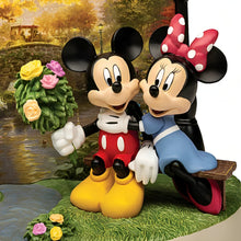 Load image into Gallery viewer, The Hamilton Collection Disney Youre My Today and Forever Sculpture - Romantic Mickey and Minnie Mouse Collectible Handcrafted Resin with Bas-Relief Details and Full-Color Imagery by Thomas Kinkade Studios 5.75" W x 6.5" H - RCE Global Solutions
