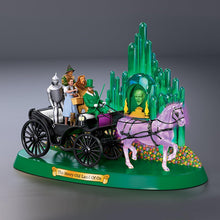 Load image into Gallery viewer, The Wizard of OZ Hand-Painted Musical Sculpture Featuring The Horse of A Different Color That Illuminates in Colors of Yellow, Red & Purple - RCE Global Solutions