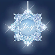 Load image into Gallery viewer, The Bradford Exchange Snow Delightful Ornaments Radiant Joys of the Season Illuminated Ornament Collection Set of 3 Collectible Ornaments with LED Lights Sparkling Glitter Christmas Decoration by Thomas Kinkade - RCE Global Solutions