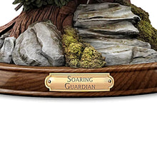 Load image into Gallery viewer, The Bradford Exchange Soaring Guardian Levitating Eagle Sculpture A Tribute to Eagle Parenthood Crafted with Intricate Detail and Levitation Technology 4" L x 4.5" W - RCE Global Solutions