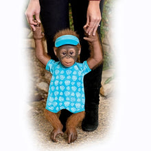 Load image into Gallery viewer, The Ashton - Drake Galleries Abe Hugs So Truly Real® Lifelike Baby Boy Monkey Doll Realistic Weighted Fully Poseable with Plush Ball Hand Applied Hair and Soft RealTouch® Vinyl Skin 22"-Inches - RCE Global Solutions
