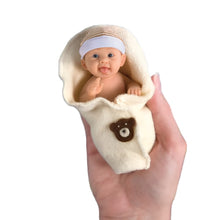 Load image into Gallery viewer, The Ashton - Drake Galleries Bundle Of Laughter Issue #5 Hand-Painted Lifelike Pint-Sized Sweet-As-Can-Be Babies Miniature Baby Doll by Sherry Rawn 4-inches - RCE Global Solutions
