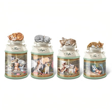 Load image into Gallery viewer, The Bradford Exchange Kitten Canister Tea Cozy Kittens Canister Collection Issue #1 by Jurgen Scholz 10 to 11.73-inches - RCE Global Solutions