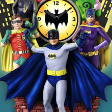 Load image into Gallery viewer, The Bradford Exchange Batman Classic TV Series Wall Clock | Light-Up Gotham | 14.5" Hand-Painted Resin - RCE Global Solutions