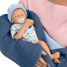 Load image into Gallery viewer, The Ashton - Drake Galleries Seaside Dreams Lifelike So Truly Real® Interactive Breathing Baby Boy Doll Weighted Fully Poseable with Soft RealTouch® Vinyl Skin by Doll Artist Andrea Arcello 16"-inches - RCE Global Solutions