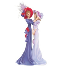 Load image into Gallery viewer, The Hamilton Collection My Daughter, Now My Friend Collection Issue #1: My Daughter My Friend Figurine, Mother and Daughter Victorian Sculpture, Handcrafted with Glitter and Gold Accents, 7 3/4-inches