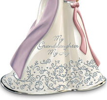 Load image into Gallery viewer, The Bradford Exchange My Granddaughter, My Joy Musical Angel Figurine Limited-Edition Handcrafted Heirloom Porcelain Plays "The Wind Beneath My Wings" 8-inches - RCE Global Solutions