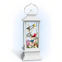 Load image into Gallery viewer, The Bradford Exchange A Joyful Gathering Glitter Globe Songbird Lantern with Lights and Ever-Swirling Glitter 11-inches - RCE Global Solutions