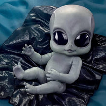 Load image into Gallery viewer, The Ashton - Drake Galleries Greyson Alien Baby Doll By Kosart Studios with Cosmic Style Blanket Ultra Realistic Soft Vinyl Skin Weighted Fully Poseable 16"-inches - RCE Global Solutions