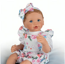 Load image into Gallery viewer, The Ashton-Drake Galleries Secret Garden Baby Doll Lifelike Doll with RealTouch® Vinyl, Hand-Rooted Hair & Custom Floral Outfit Poseable & Weighted for Realistic Cuddles by Linda Murray 19-Inches - RCE Global Solutions