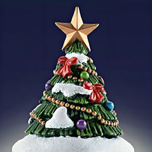 Load image into Gallery viewer, The Bradford Exchange Disney Holiday Magic Musical Snowglobe with Lights and Swirling Snow Features 6 Sculpted Characters Plays 8 Holiday Songs Handcrafted Collectible Christmas Decor 8-inches - RCE Global Solutions