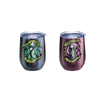 Load image into Gallery viewer, The Bradford Exchange Disney The Nightmare Before Christmas Drinkware Collection Issue #1 Jack Skellington and Sally Tumblers 12-Ounce
