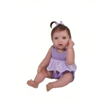 Load image into Gallery viewer, The Ashton-Drake Galleries Kimmy Needs A Cookie So Truly Real® Tiny Miracles™ Realistic Sculpture All-Vinyl Baby Doll with Hand-Painted Features Baby Hair and Lashes Just A Little Loving Collection Issue #4 by Master Doll Artist Cindy McClure 6.25-inches - RCE Global Solutions