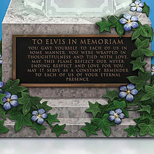 Load image into Gallery viewer, The Hamilton Collection Honoring The King Illuminated Elvis Presley Glass-Panel Memorial Sculpture 8-inches - RCE Global Solutions
