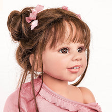 Load image into Gallery viewer, The Ashton-Drake Galleries Lara Ballerina Lifelike So Truly Real® Child Girl Doll Weighted Fully Poseable with Soft RealTouch® Vinyl Skin and Ballet Tutu by Doll Artist Monika Levenig 31-Inches - RCE Global Solutions
