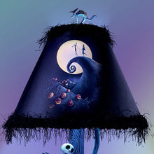 Load image into Gallery viewer, The Bradford Exchange Tim Burton's The Nightmare Before Christmas Moonlight Table Lamp with Jack Sally and Zero 20"-Inches - RCE Global Solutions