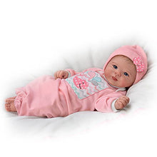 Load image into Gallery viewer, The Ashton-Drake Galleries Little Squirt with Hand-Rooted Hair So Truly Real® Lifelike & Realistic Weighted Newborn Baby Doll 17-Inches - RCE Global Solutions