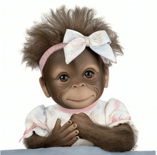 Load image into Gallery viewer, The Ashton-Drake Galleries "Keiko" Interactive Monkey Collectible Doll: So Truly Real® Lifelike Sounds and Expressions with RealTouch® Vinyl Poseable Doll 14-Inches - RCE Global Solutions