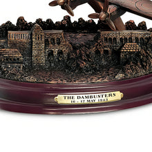 Load image into Gallery viewer, The Bradford Exchange "The Dambusters" WWII Aircraft Legends Sculpture Collection Limited Edition Handcrafted Resin Models with Polished Wooden Bases and Brass Plaques 80th Anniversary Commemorative Series 6.75" W x 5.5" H x 7.75" D - RCE Global Solutions