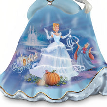 Load image into Gallery viewer, The Bradford Exchange Disney Forever Cinderella Heirloom Porcelain Bell Collection Magical 3D Cinderella Gown with 2D Movie Art Hand Sculpted & Hand Glazed Delightful Figurine 7.75-inches - RCE Global Solutions