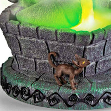 Load image into Gallery viewer, The Bradford Exchange Disney Tim Burton's The Nightmare Before Christmas Illuminated Foggy Fountain Sculpture 9-inches