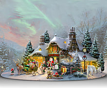 Load image into Gallery viewer, The Bradford Exchange Santa's Night Before Christmas Sculpture by Thomas Kinkade 5.5-inches - RCE Global Solutions