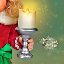 Load image into Gallery viewer, The Ashton-Drake Galleries Charlie Christmas Elf Collection Issue #2: 'Merry the Christmas Elf' Doll Handcrafted Holiday Elf with Light-Up Candle, Story Card, and Preparation Checklist Holiday Decorations by Ina Volprich 14-Inches - RCE Global Solutions