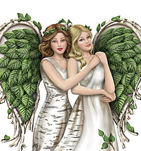 Load image into Gallery viewer, The Hamilton Collection A Sister's Strength Is Rooted in Love Figurine Handcrafted and Hand-painted with Birch-like Patterning by Blake Jensen 7.5-inches - RCE Global Solutions