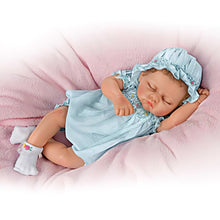 Load image into Gallery viewer, The Ashton-Drake Galleries Gentle Dreams Bella Baby Doll Lifelike RealTouch® Vinyl by Linda Murray 18-inches - RCE Global Solutions