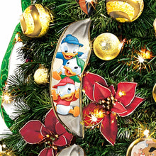 Load image into Gallery viewer, The Bradford Exchange Ultimate Disney Wondrous Pre Lit Pull Up Christmas Tree Assembles in 3 Easy Steps Pre Decorated with Disney Art Ribbons 46 Ornaments and 200 Clear Lights Holiday Decor 6.5ft - RCE Global Solutions