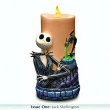 Load image into Gallery viewer, The Bradford Exchange Disney The Nightmare Before Christmas Candle Collection Issue #1 Jack Skellington LED Flameless Candle with Remote Control 7-inches - RCE Global Solutions