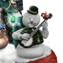 Load image into Gallery viewer, The Hamilton Collection Rudolph the Red-Nosed Reindeer Merry Christmas from Rudolph and Friends Figurine Expertly Crafted Illuminated Christmas Decoration 8-inches - RCE Global Solutions