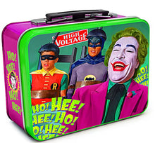 Load image into Gallery viewer, The Bradford Exchange BATMAN Classic TV Series Mini Lunchbox Collection Issue #2 The Joker Lunchbox with Original Retro-style Artwork 5-inches