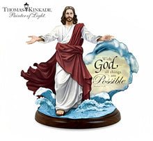 Load image into Gallery viewer, Thomas Kinkade "All Things Are Possible" Miracles of Christ Sculpture Collection Issue #1 from Bradford Exchange 8-inches - RCE Global Solutions