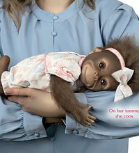 Load image into Gallery viewer, The Ashton-Drake Galleries "Keiko" Interactive Monkey Collectible Doll: So Truly Real® Lifelike Sounds and Expressions with RealTouch® Vinyl Poseable Doll 14-Inches - RCE Global Solutions