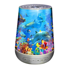 Load image into Gallery viewer, The Bradford Exchange Marine Life Sleep Sound Machine with 24 Relaxing Sounds Color-Changing Nightlight Adjustable Timer and Coral Reef Art by David Penfound 6-inches - RCE Global Solutions