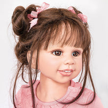 Load image into Gallery viewer, The Ashton-Drake Galleries Lara Ballerina Lifelike So Truly Real® Child Girl Doll Weighted Fully Poseable with Soft RealTouch® Vinyl Skin and Ballet Tutu by Doll Artist Monika Levenig 31-Inches - RCE Global Solutions