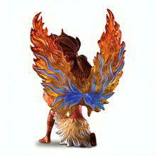 Load image into Gallery viewer, The Hamilton Collection Mystic Guardians of Nature Fairy Figurine Collection Blaze Guardian of Fire with Custom-Carved Crystalline Wings and Handcrafted Elemental Orbs by Jasmine Becket-Griffith 5.5-inches - RCE Global Solutions