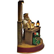 Load image into Gallery viewer, The Bradford Exchange Gift Of Christmas Santa Claus Light Up the Holidays Illuminated Sculpture Collection Issue #3 by Thomas Kinkade 8.25-inches